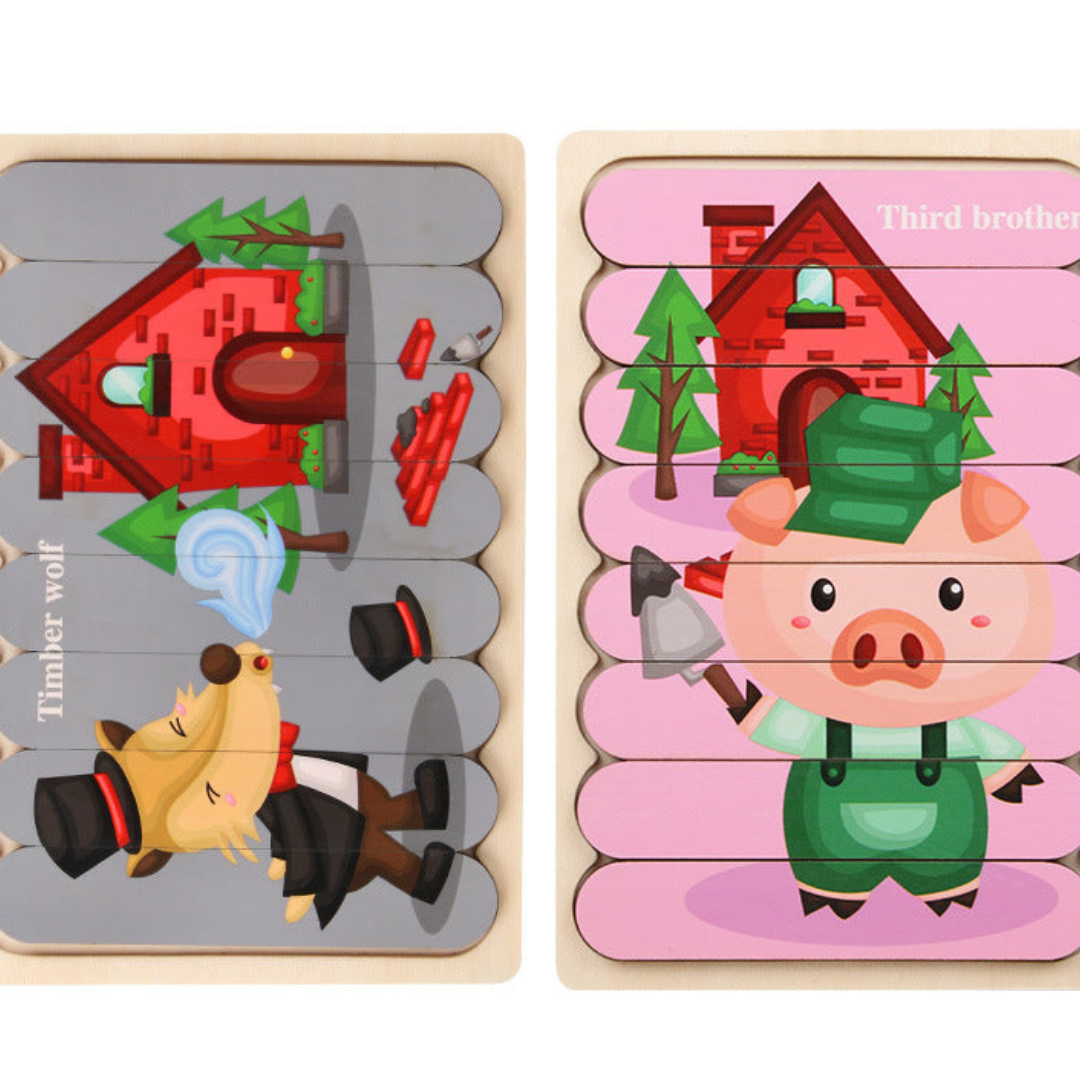 Maliben | Montessori Wooden Puzzle