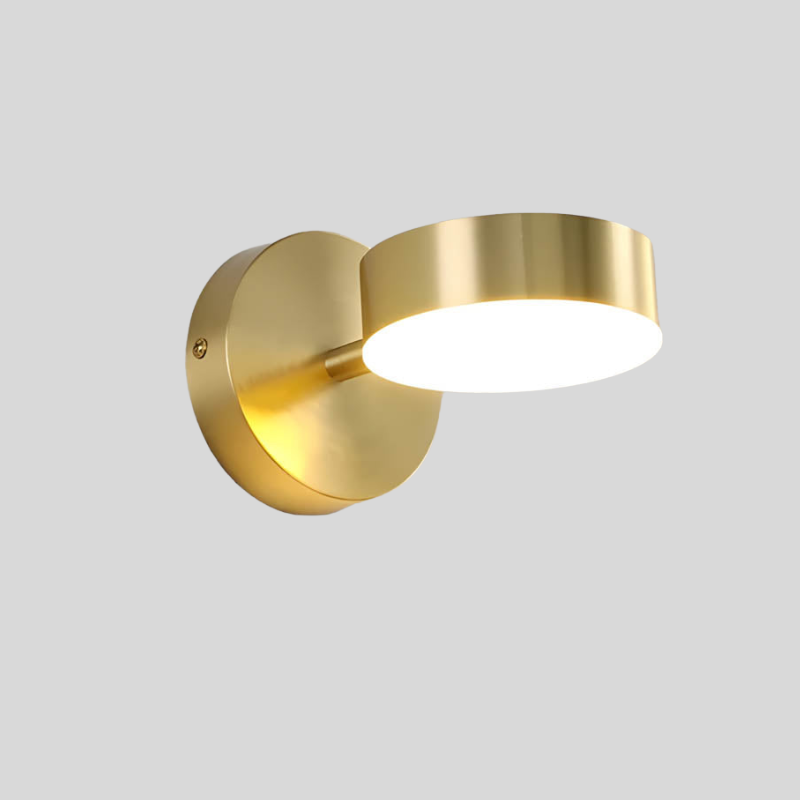 Maliben | Elegant Scandinavian Copper Led Wall Lamps For Stylish Lighting