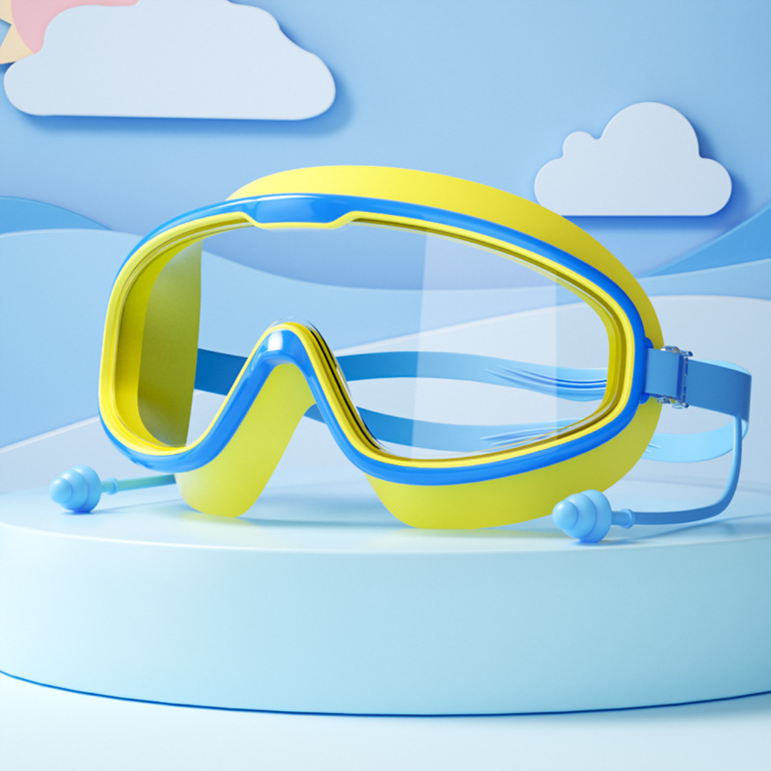 Maliben | Kids Swimming Goggles With Large Frames And Anti-Fog System