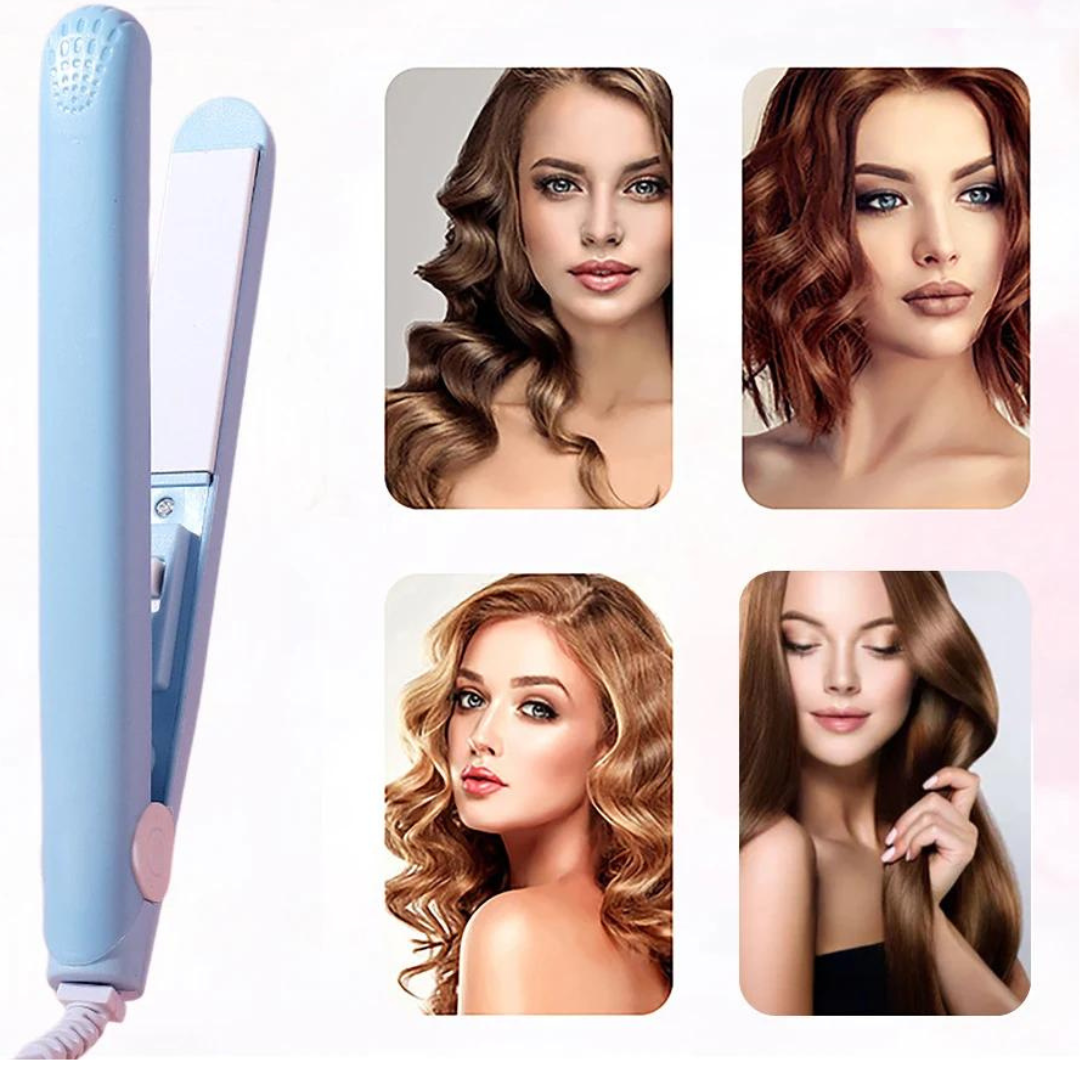 Maliben MiniCurler Ceramic Mini Curling Iron & Straightener