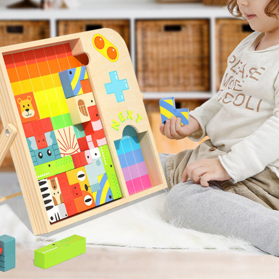 Maliben | Wooden Tetris Puzzle Game