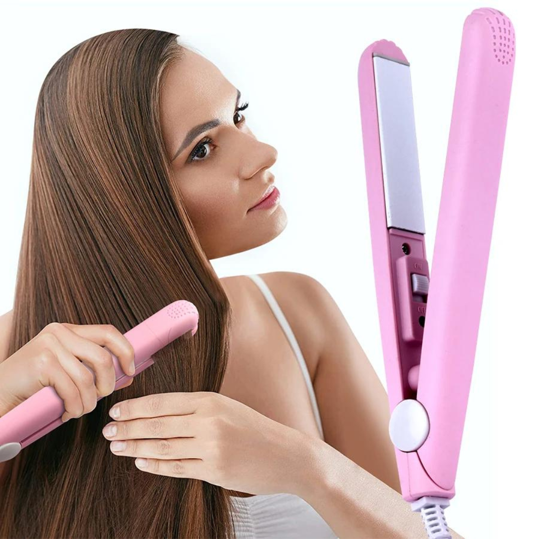 Maliben MiniCurler Ceramic Mini Curling Iron & Straightener
