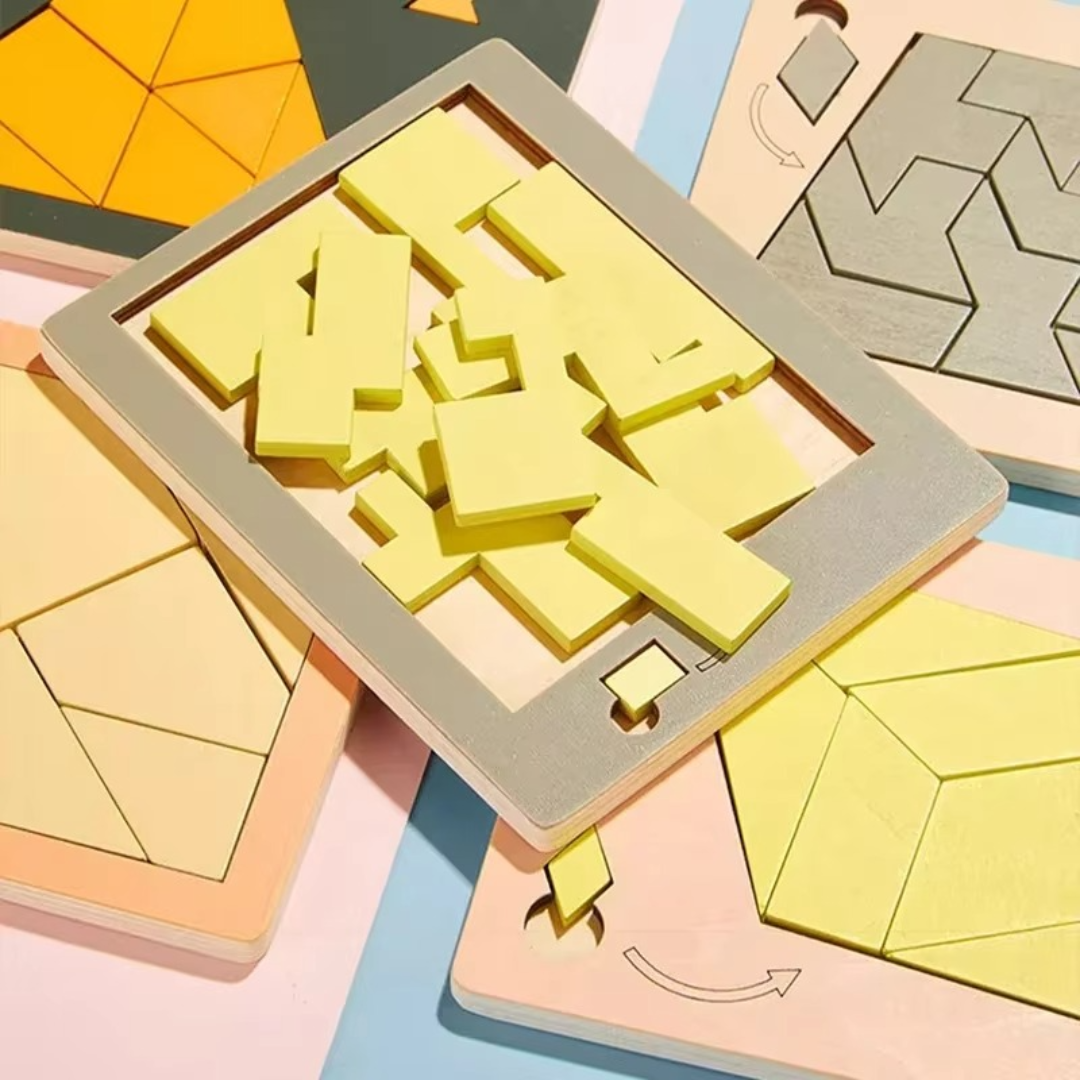 Maliben | Wooden Tangram Puzzle Game