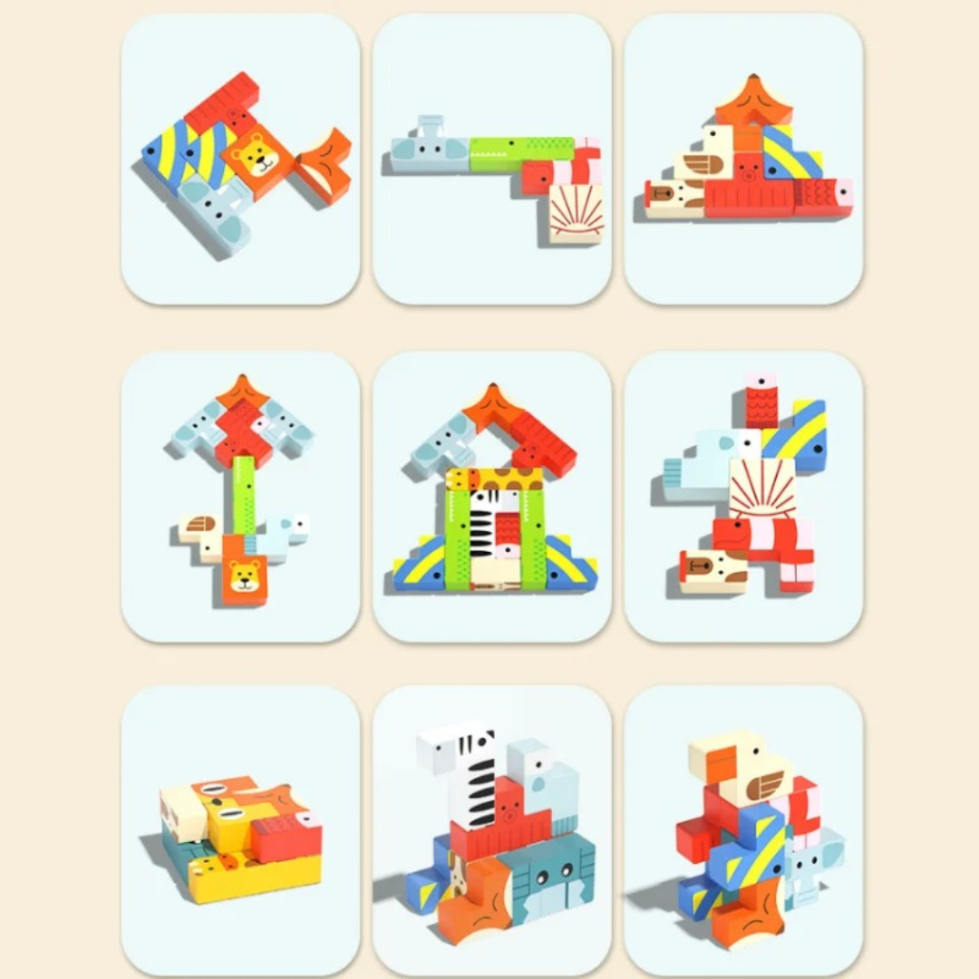 Maliben | Wooden Tetris Puzzle Game