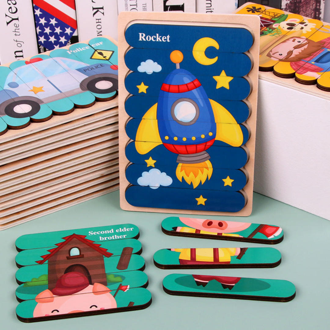 Maliben | Montessori Wooden Puzzle