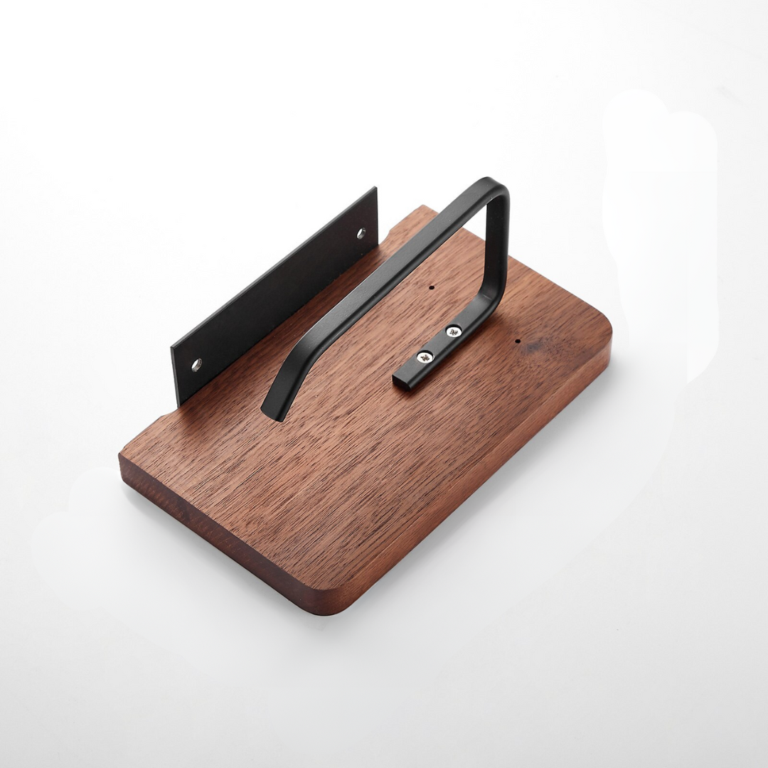 Maliben | Wood storage towel roll toilet paper holder