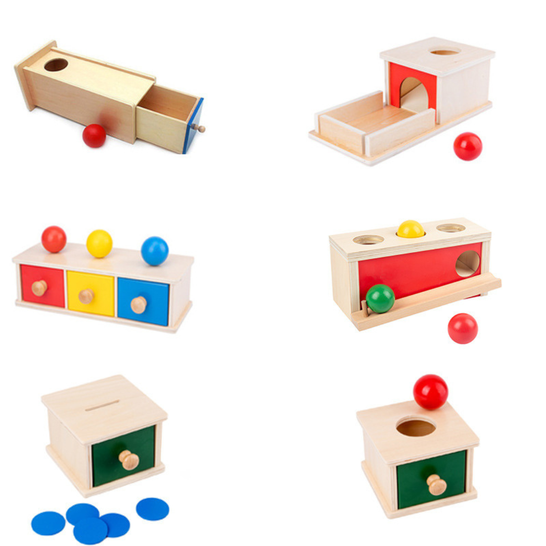Maliben | Montessori Rotating Wooden Box For Toddlers