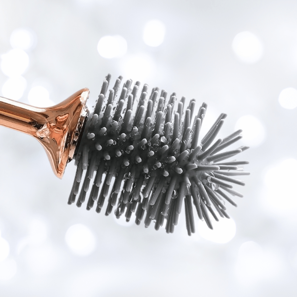 Maliben | Elegant Flexi Toilet Brush With Quick-Drying Wall Holder