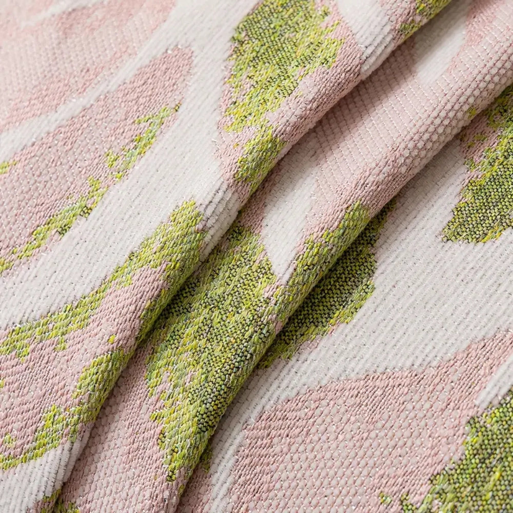 Maliben | Verdure Leaf Pattern Chenille Sofa Cover