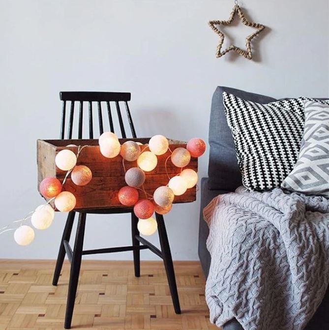 Maliben Ballton - Cotton glowing ball swing — Various color combinations