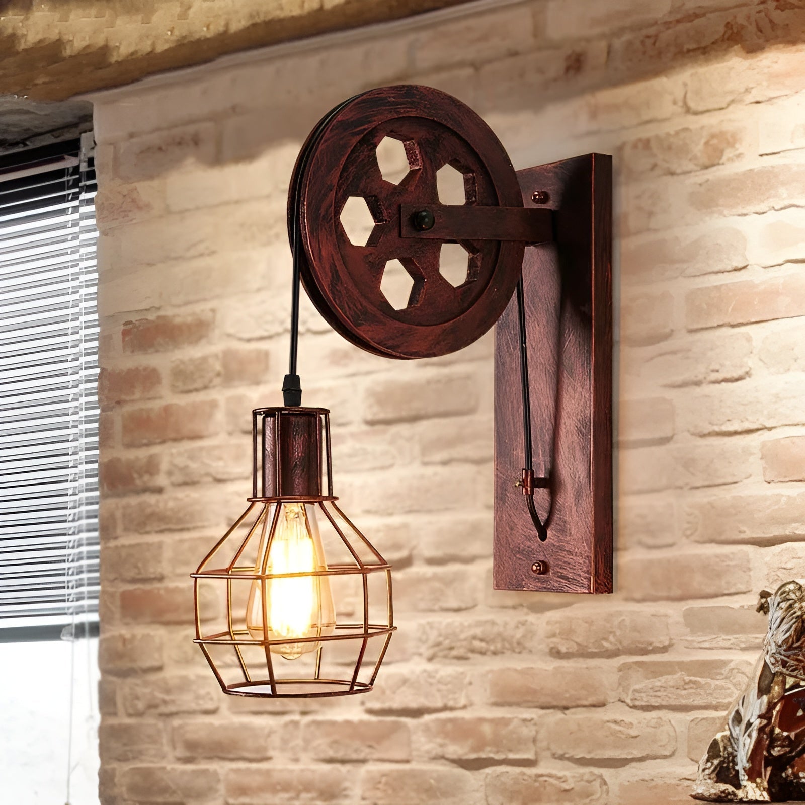Maliben | Lumenlux Wall Lamp - Elegant Industrial Vintage Led Lighting