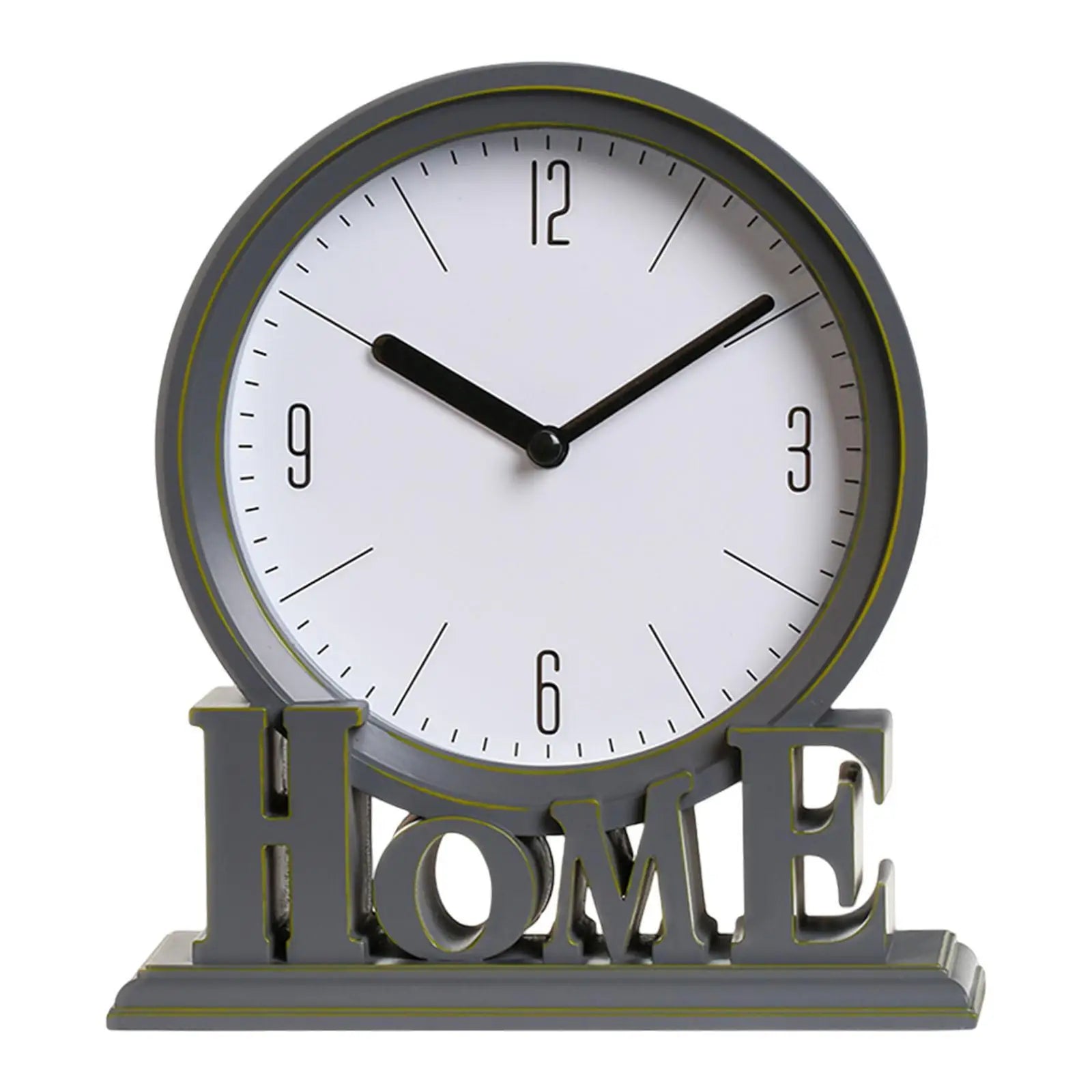 Maliben | Vintage Desk Clock – Silent Clock – Home – Table Clock – Decorative – 18.5 x 6 x 20.6 cm