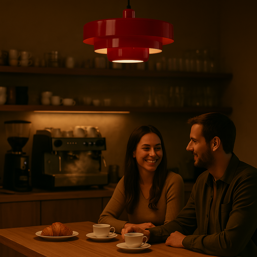 Maliben | Timelessglow Vintage Pendant Lamp – Warm Led Ambient Lighting With Industrial Character