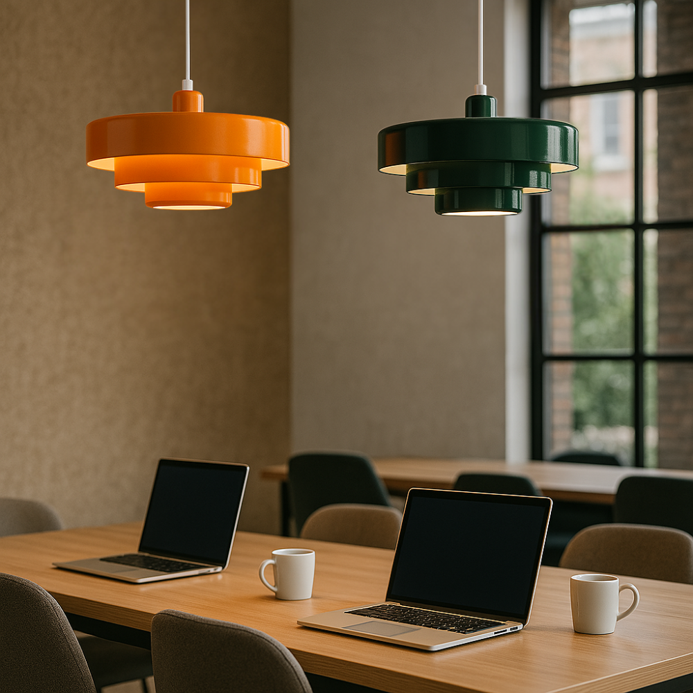 Maliben | Timelessglow Vintage Pendant Lamp – Warm Led Ambient Lighting With Industrial Character
