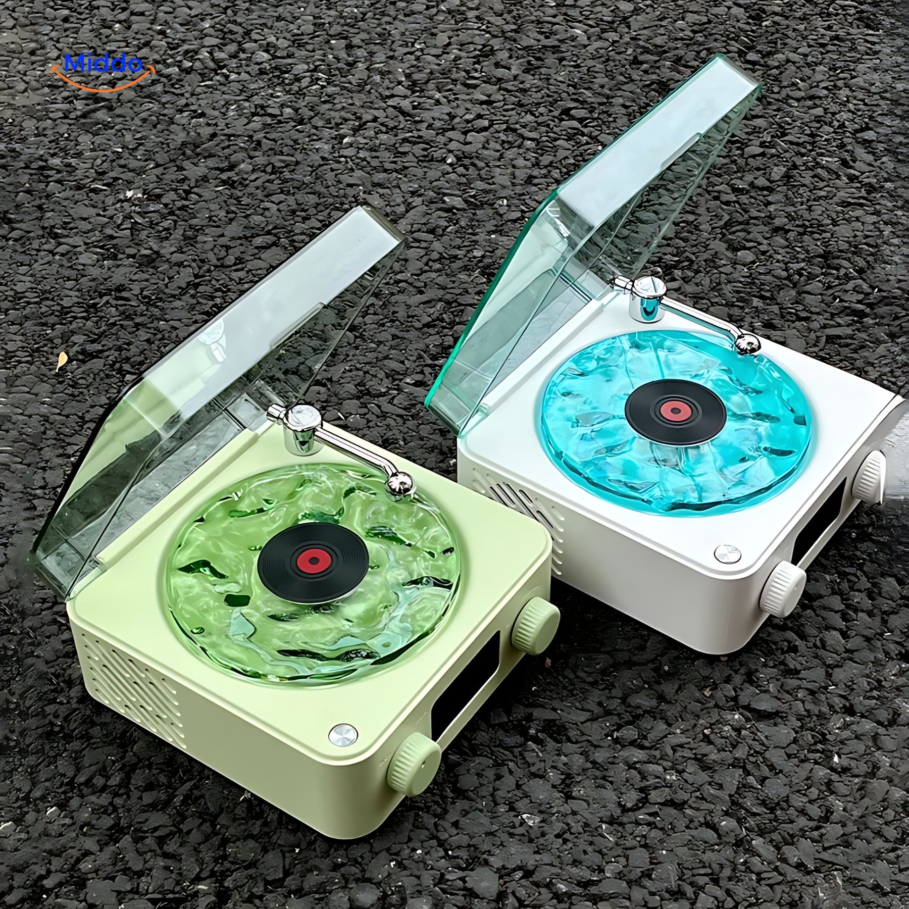 Maliben | Lumisound Turntable Speaker | Magical Sound And Light Experience For Your Home