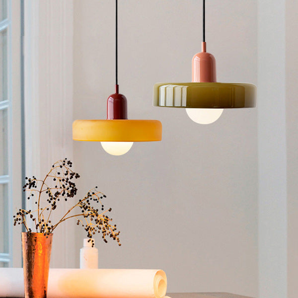 Maliben | Colored Glass Pendant Lamp - Baulume