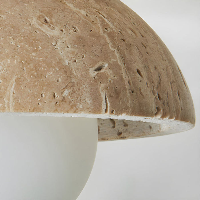 Maliben | Boho Travertine Natural Stone Led Wall Lamp