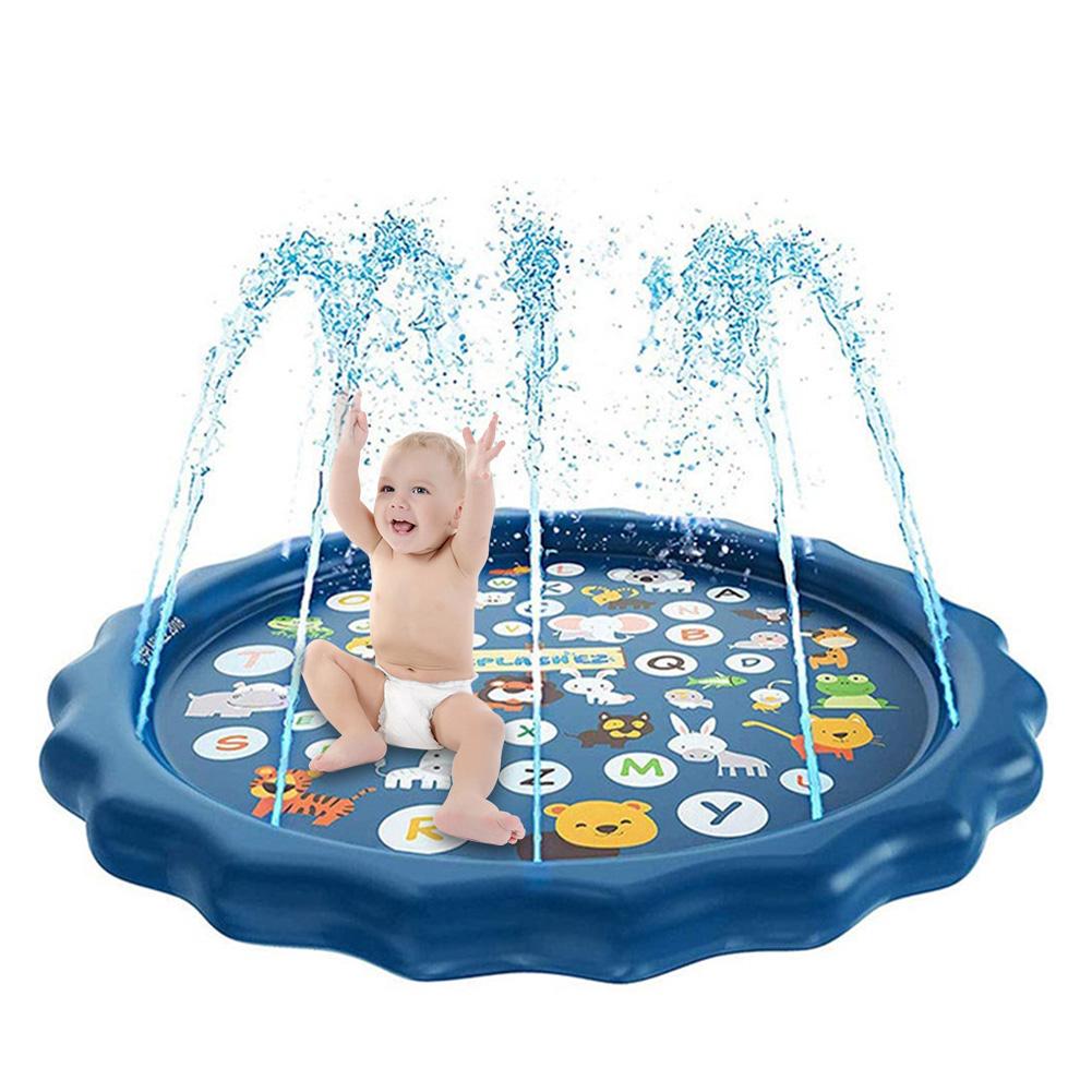 Maliben | Coolisplash | Water Mat For Children – Cheerful Sea Creatures Play Mat For Cooling And Outdoor Fun