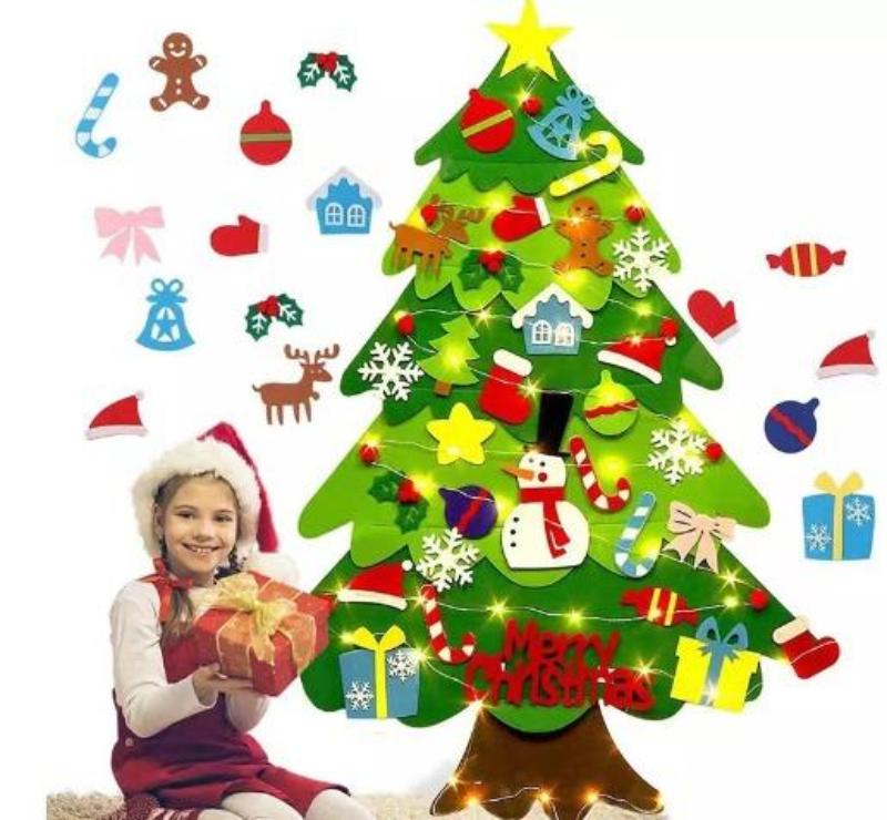 Maliben | FestiTree | Magical Christmas Fun For The Whole Family - Diy Felt Christmas tree Decoration