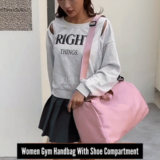Maliben | Women Gym Handbag With Shoe Compartment