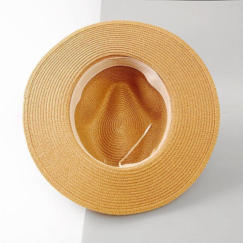 Maliben | Women's Wide Brim Straw Panama Roll Up Hat