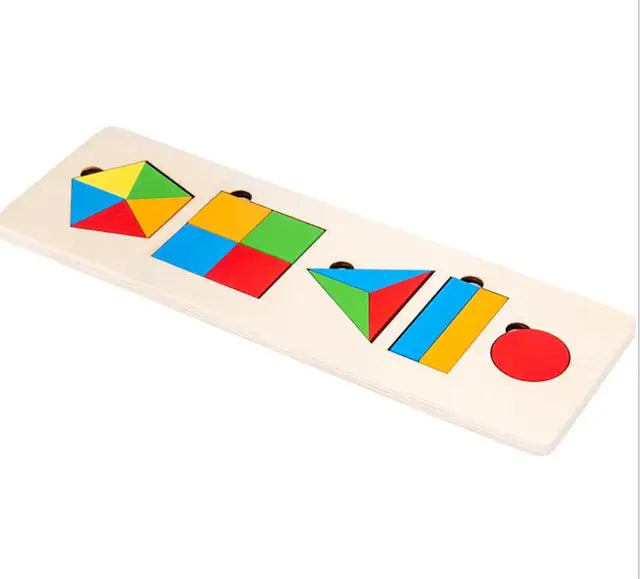 Maliben | Shape Explorer – Wooden Geometric Puzzle For Toddlers