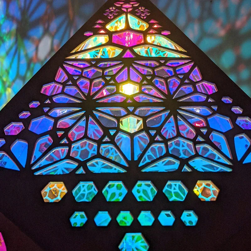 Maliben | Prismaglow Holographic Led Projector Lamp - Colorful Ambient Lighting