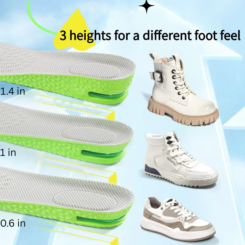 Maliben | Airplus Height Boosting Sports Insoles With Air Cushion Technology