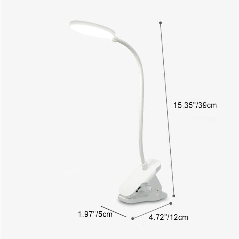 Maliben | Simple Led Clip Desk Lamp Rechargeable Eye Protection Night Light