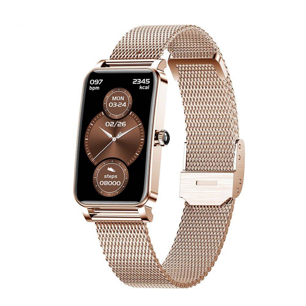 Maliben | Zelina Women’S Smartwatch – Stylish Fitness Tracker With Heart Rate, Sleep Monitor & Notifications