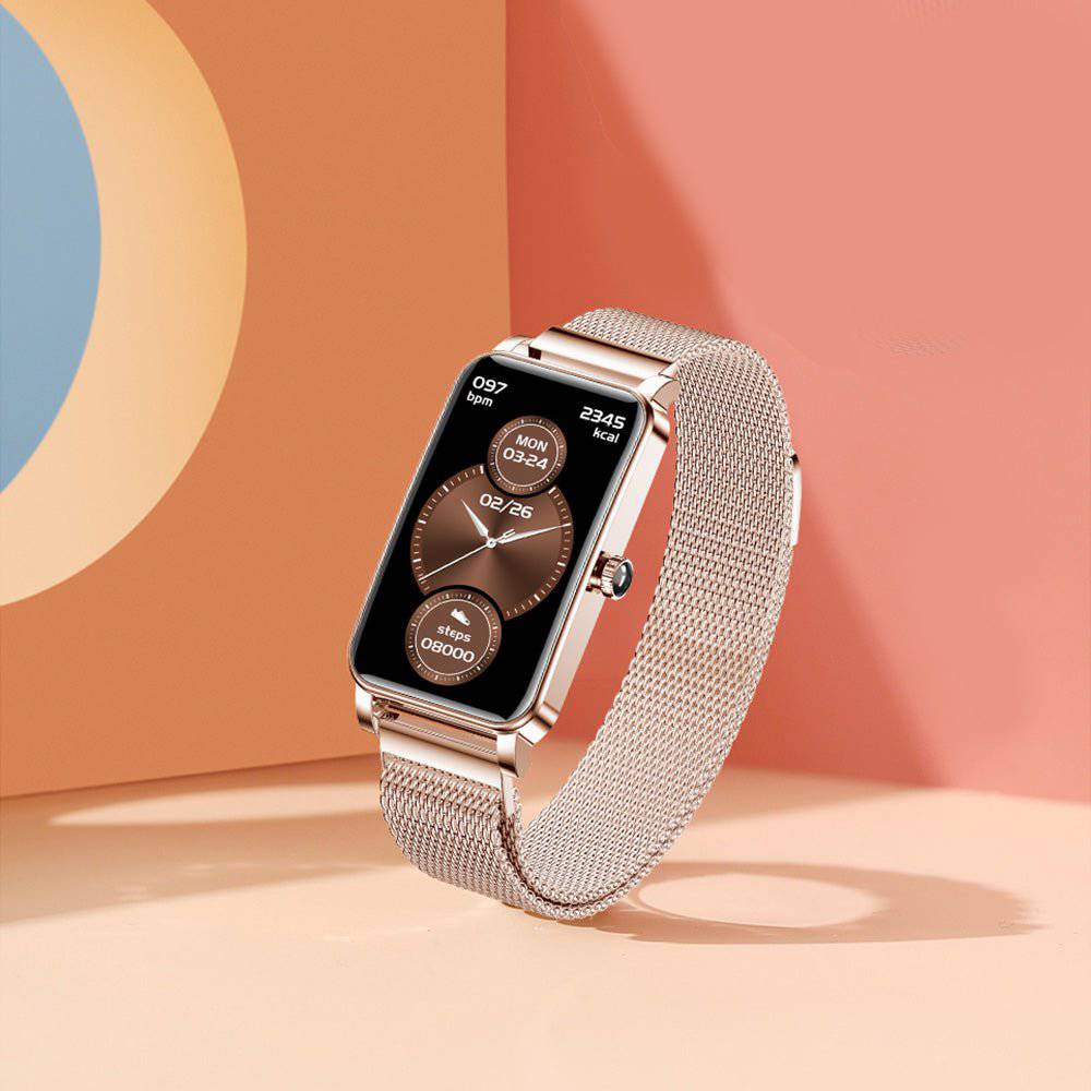 Maliben | Zelina Women’S Smartwatch – Stylish Fitness Tracker With Heart Rate, Sleep Monitor & Notifications