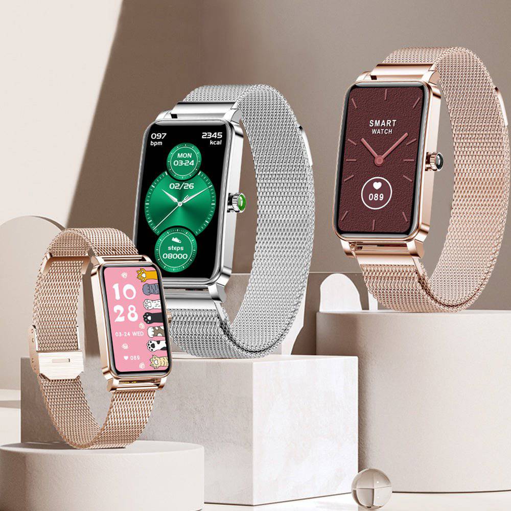 Maliben | Zelina Women’S Smartwatch – Stylish Fitness Tracker With Heart Rate, Sleep Monitor & Notifications