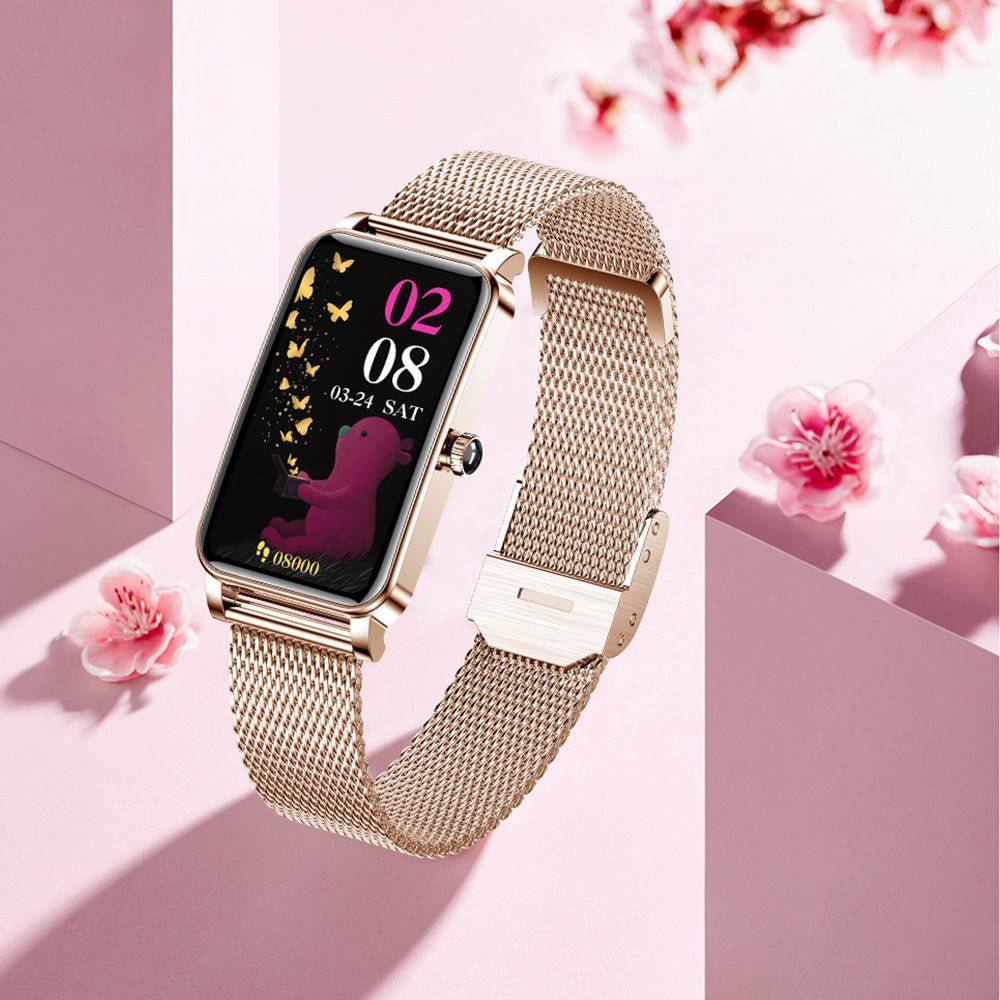 Maliben | Zelina Women’S Smartwatch – Stylish Fitness Tracker With Heart Rate, Sleep Monitor & Notifications
