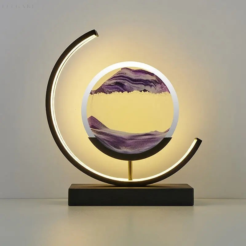 Maliben | Zenscape Harmony Lamp – Atmospheric Lighting With Moving Sand Artwork
