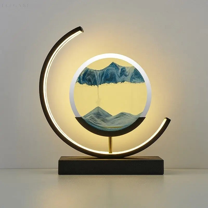 Maliben | Zenscape Harmony Lamp – Atmospheric Lighting With Moving Sand Artwork