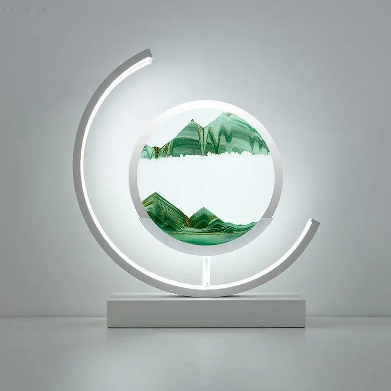 Maliben | Zenscape Harmony Lamp – Atmospheric Lighting With Moving Sand Artwork