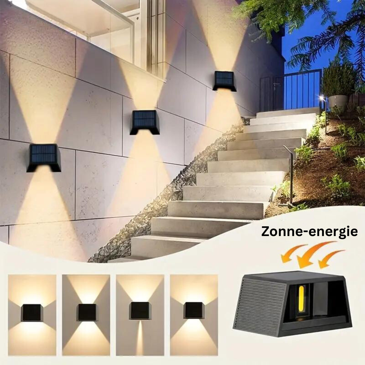 Maliben | Wireless Led Solar Wall Lamps Pro - Create The Perfect Atmosphere In Your Garden!