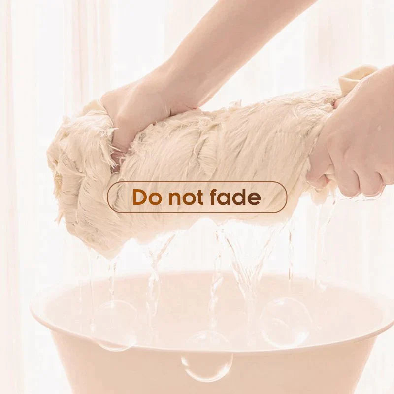 Maliben | Thick Rabbit Plush Sofa Cover