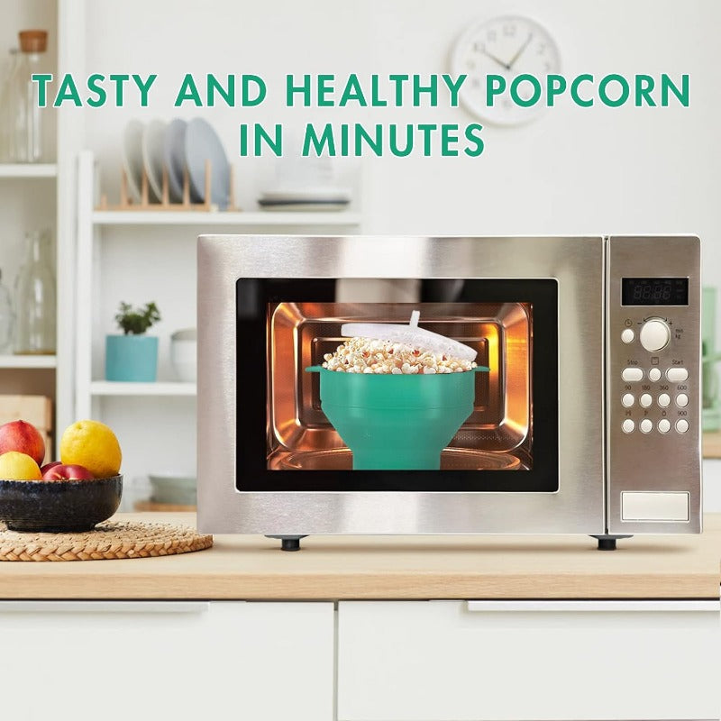 Maliben | Collapsible Silicone Microwave Popcorn Popper