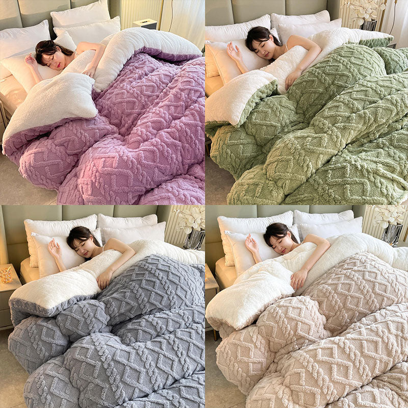 Maliben | Serenesleep Winter Duvet Cover - Luxury Cashmere Fleece Duvet For Ultimate Winter Comfort