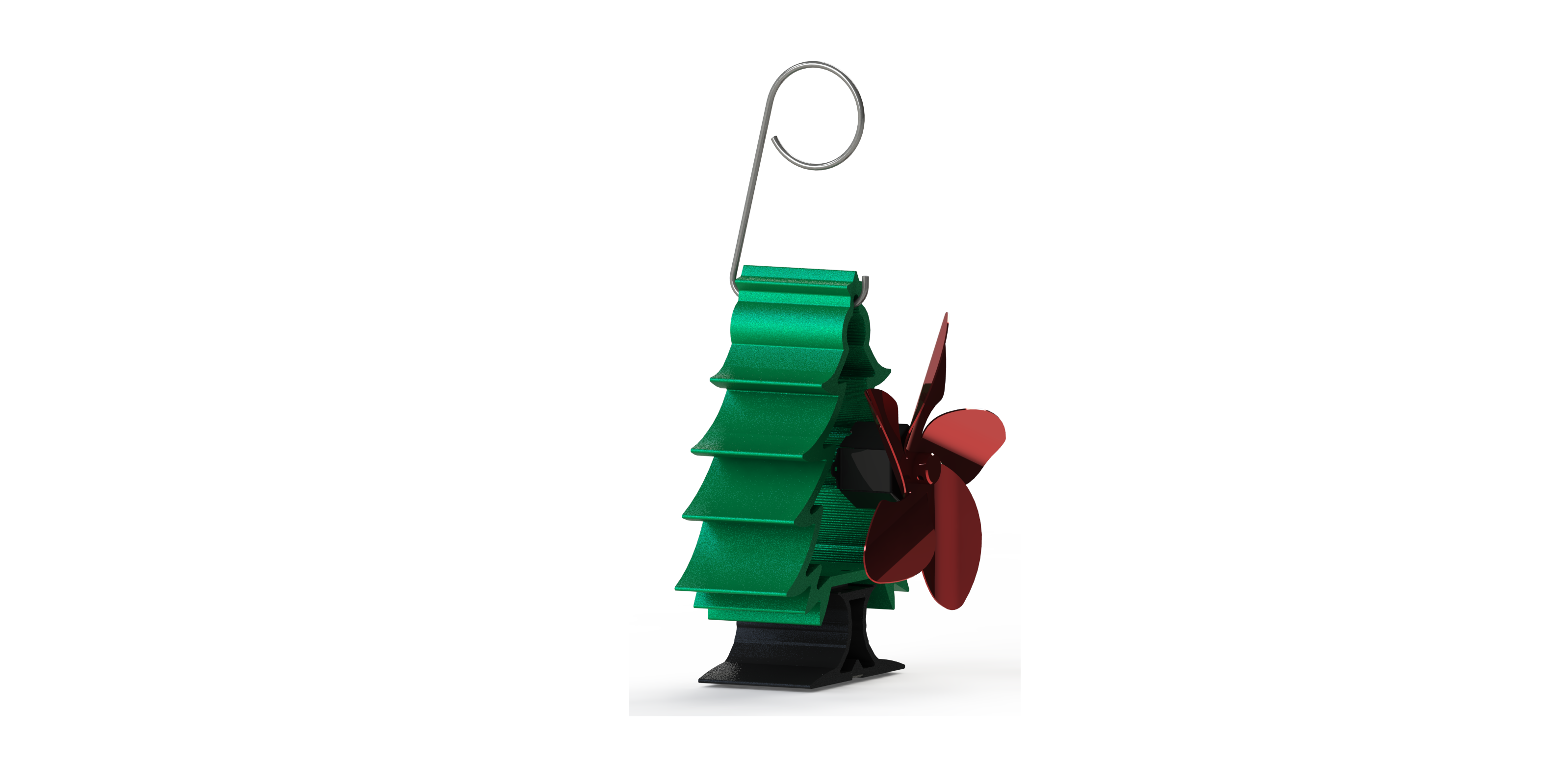 5 Blade Heat Powered Thermo Dynamic Stove Fan