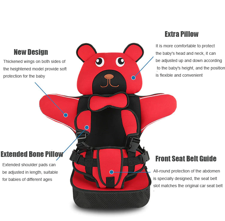 Maliben | Baby Bear Infant Car Safety Cushion Chair