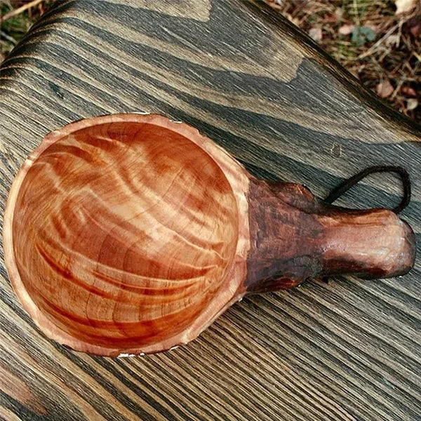 Maliben | Wooden Cup - WildSip - Handmade Animal Design - Adventurous Hydration