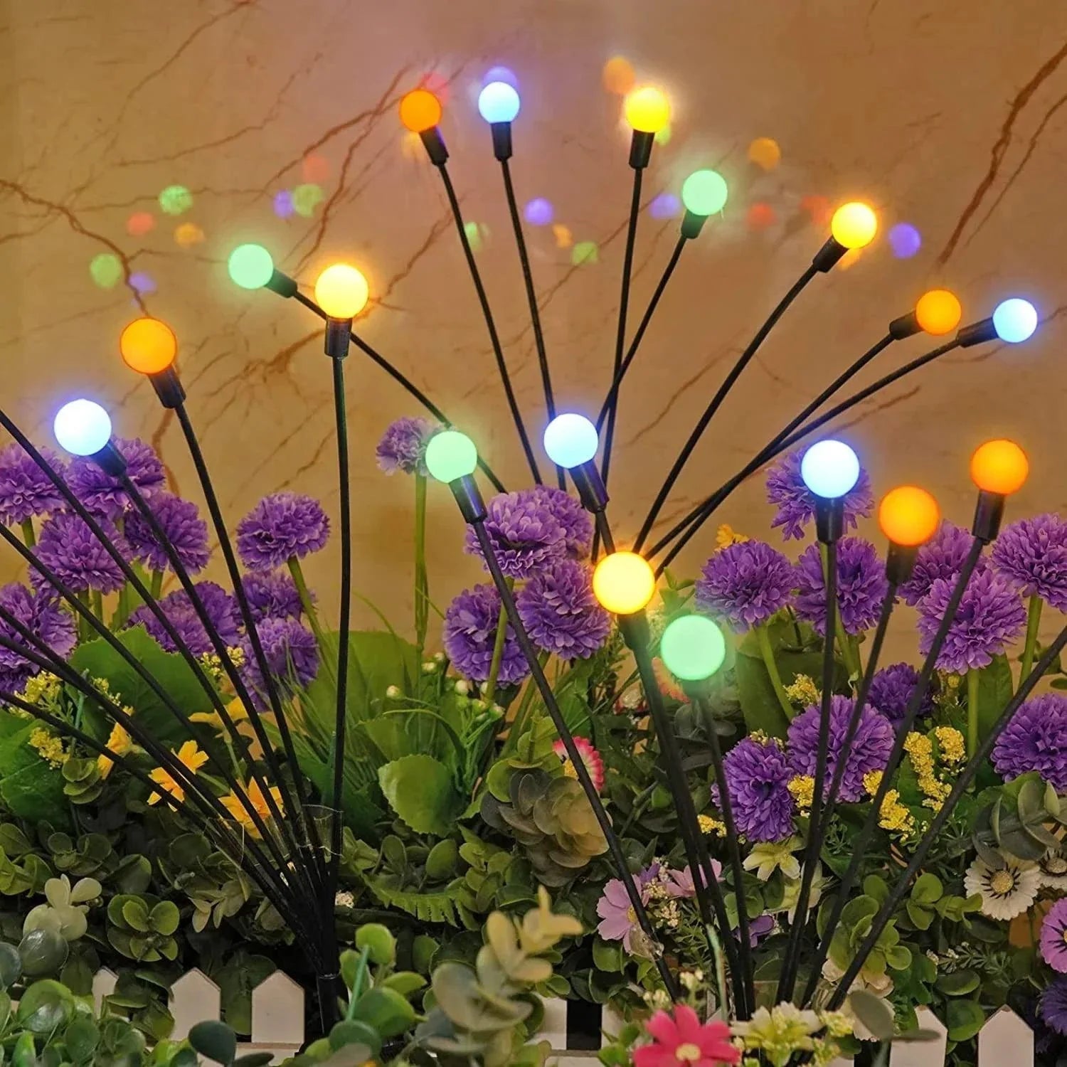 Maliben | (8 Pieces) Solar Firefly Lights — Enchant Your Nights With Magical, Limitless Sparkle