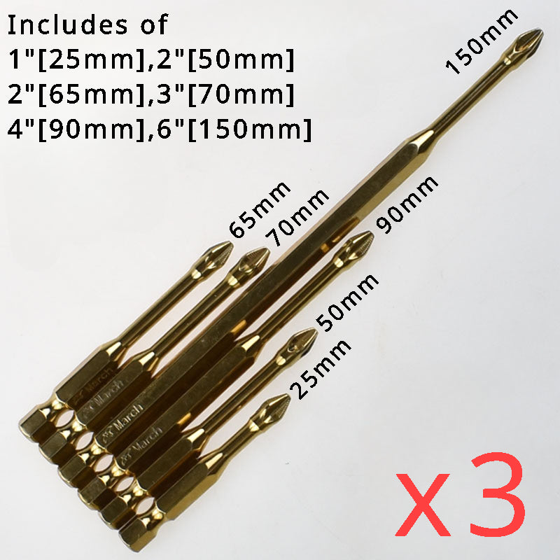 Maliben | Magnetic Screwdriver Bit(S3 Alloy Steel)