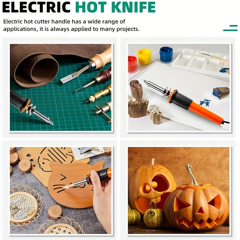 Maliben | Electric Simple Cutting Tool For Pumpkins | Quick Precision Cutter