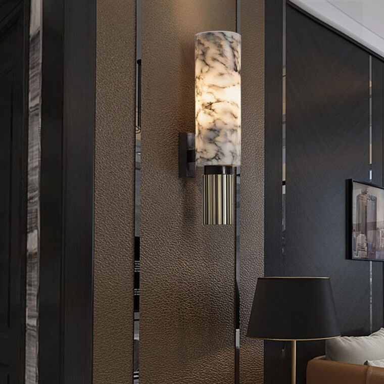 Maliben | Stylish Marble Wall Lamp - For Luxury And Atmospheric Interior