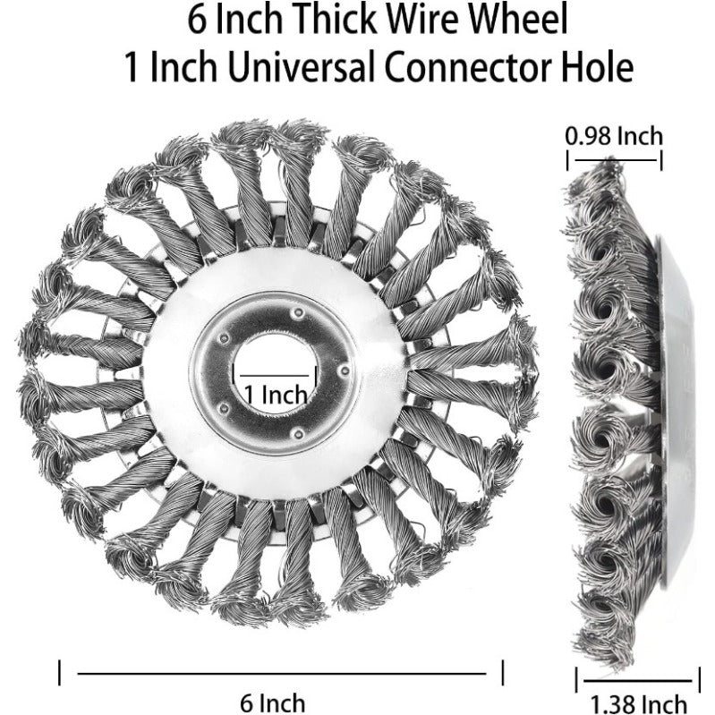 Maliben | Universal Steel Wire Trimmer Brush Head