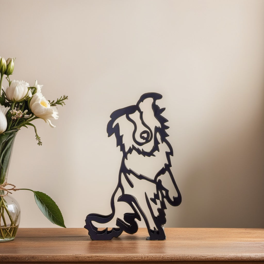 Maliben | Artipaws Abstract Dog Sculpture | Modern Design | High-Quality Art Figure | For Shelf & Table