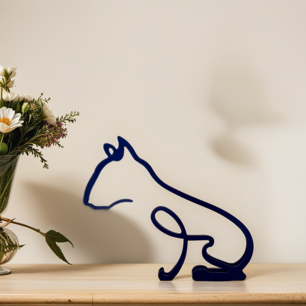 Maliben | Artipaws Abstract Dog Sculpture | Modern Design | High-Quality Art Figure | For Shelf & Table